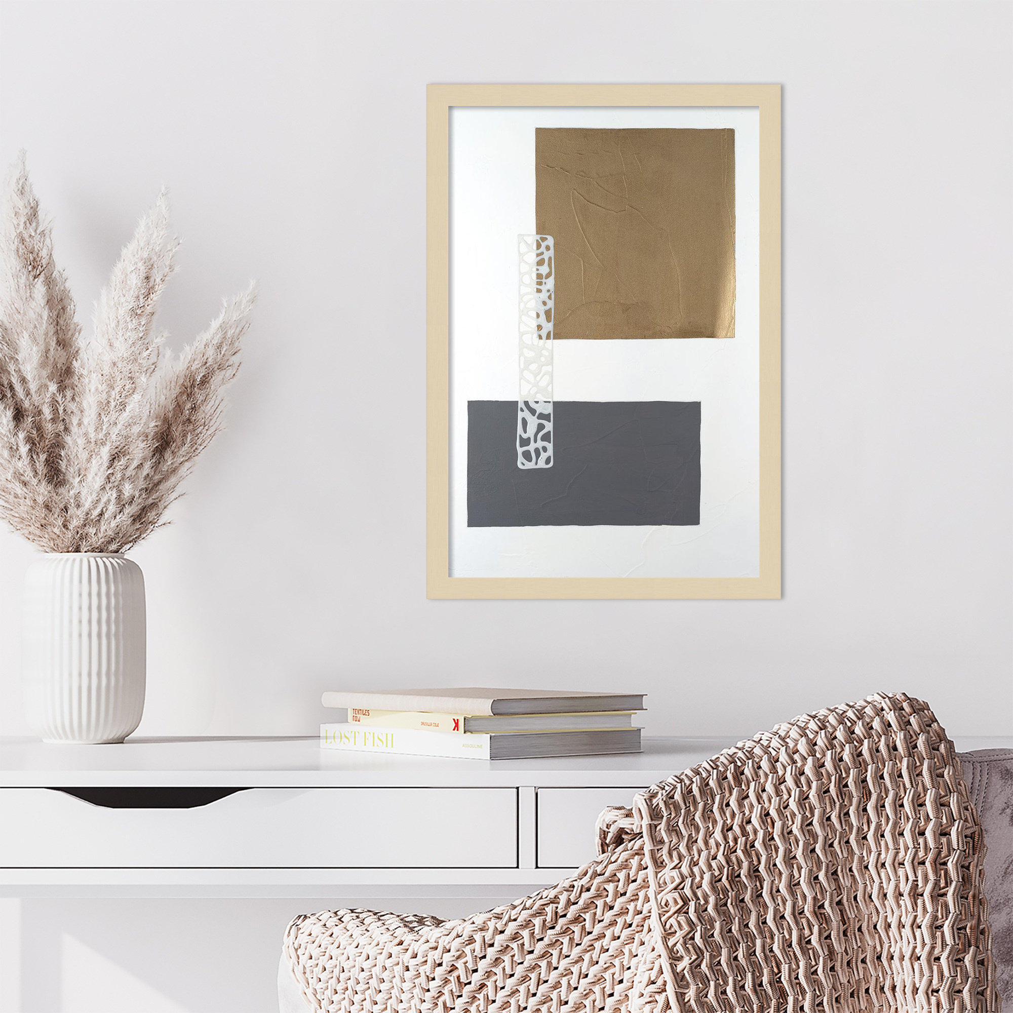 Nooks And Crannies I by Finnerty Wood Framed Wall Art Print, Brown, 21" H x 15" W