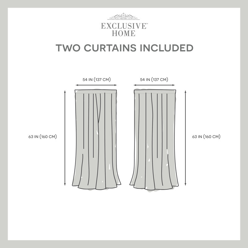 White Sheer Linen-Like Rod Pocket Window Curtain Panels