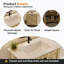 Meuble-lavabo simple pliable de 30 po avec comptoir en céramique, installation brevetée en 1 minute-1521244101