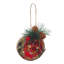 8cm Fabric Trees & Wreaths Ball Ornament