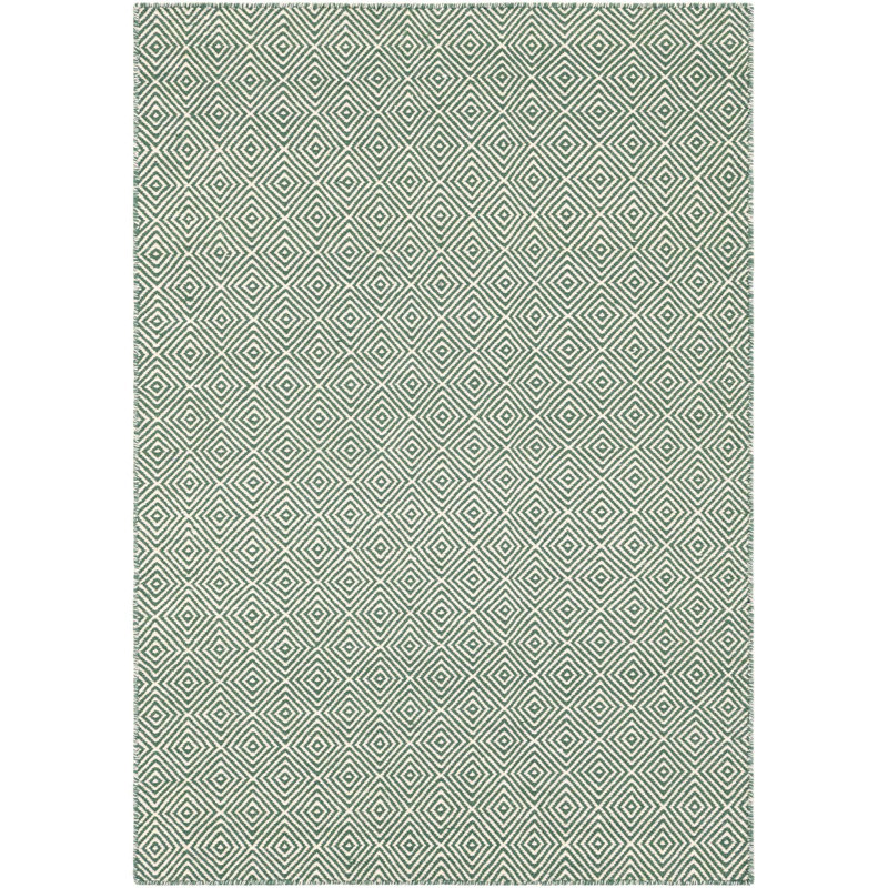 Tapis contemporain Contemporary vert, Rectangle 4 pi 1 po x 6 pi 1 po