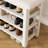 Solid Wood Shoe Storage Bench - 23-Inch Height-512744502