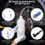 Ensemble de purge de frein manuel de 2 L avec manomètre et soupape de sûreté, fabrication en PE et en nylon, adaptateur de 43,5 mm et bouteille de déchets de 1 L pour chasse de liquide de frein One-Man