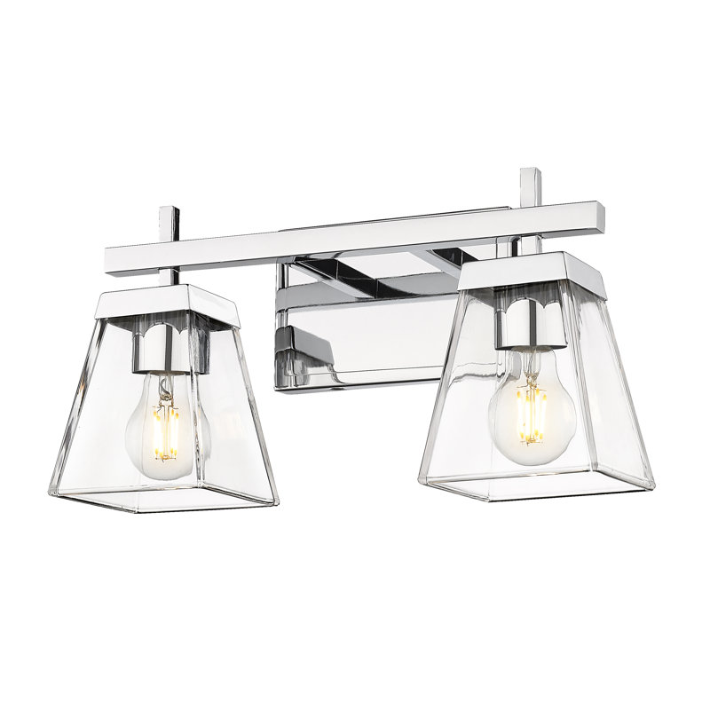 Éclairage pour meuble-lavabo à 2 lumières à intensité variable Arielis, Chrome