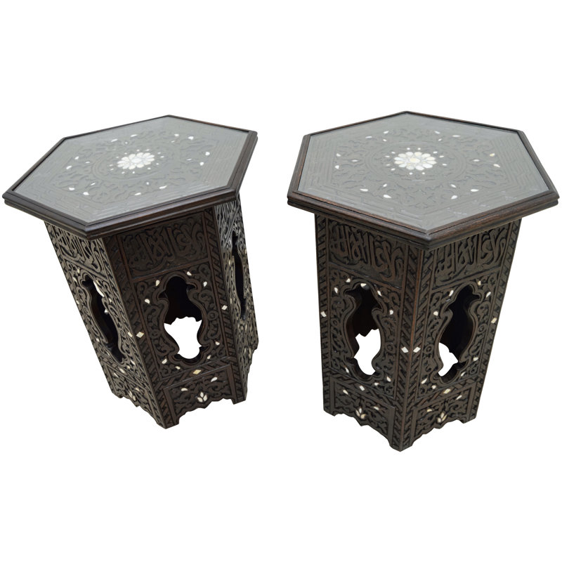 Syrian Glass End Table