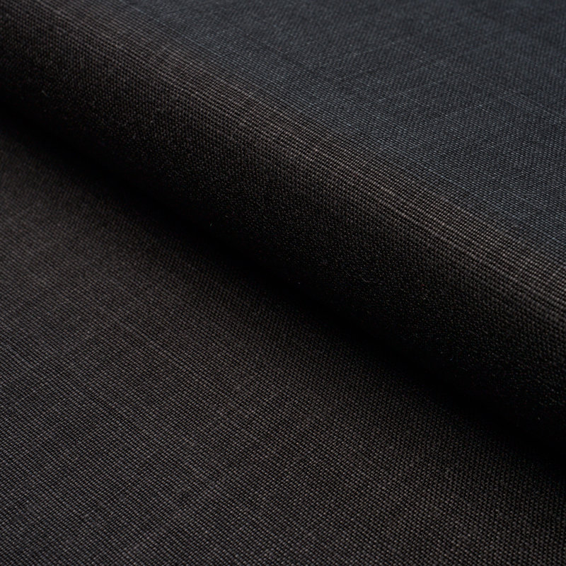 Tissu en lin verni Leo, Noir, noir, noir, noir