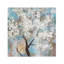 Arbre en fleurs, peinture sur toile tendue