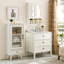 Armoire à pharmacie murale en bois blanc avec miroir, 2 portes et tablettes réglables | Idée de cadeau