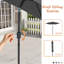 Parasol de marché 7,5 pi Blaise-370737660