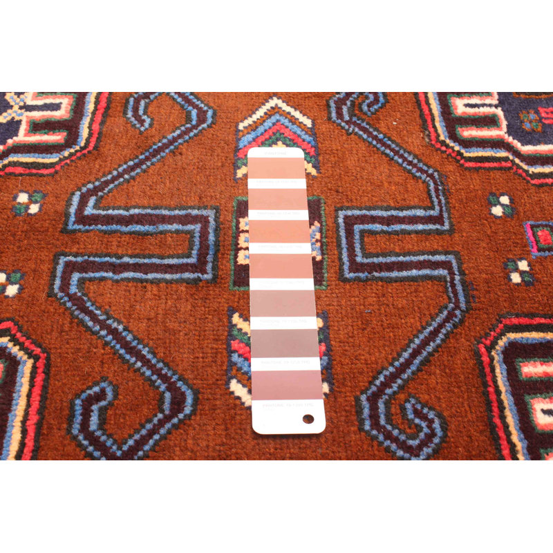 Tapis brun Teimani 2 pi 8 po x 4 pi 4 po