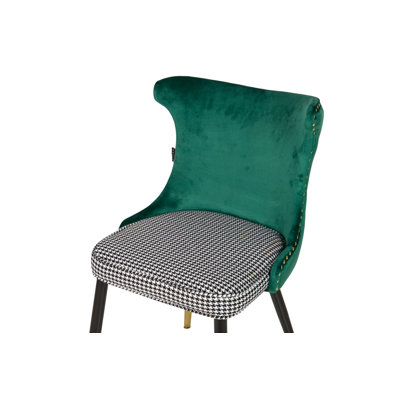 111.76cm H Tufted Velvet Upholstered Side Chair