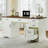 Executive Desk with Built-In Electrical Outlet-1226165423