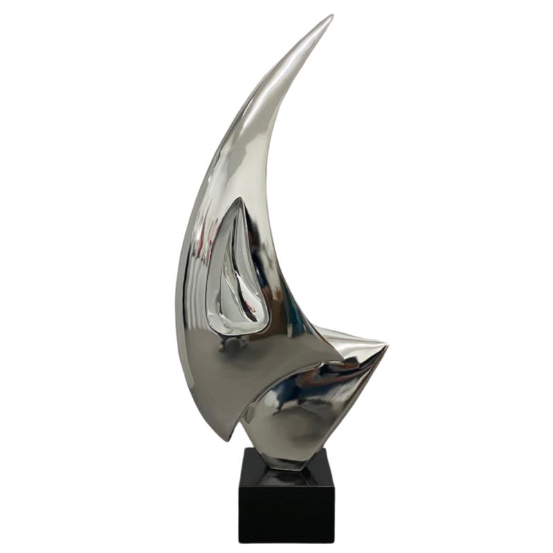 Sculpture de table en voile frisbee