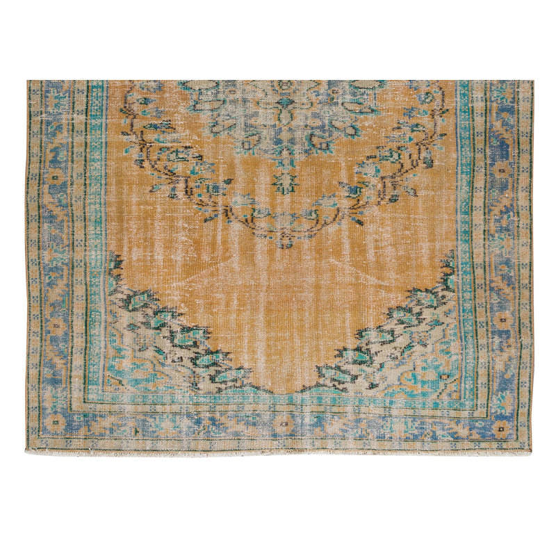 Tapis turc en laine fait à la main avec motif de médaillon