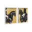 Oliver Gal Taming the Rhythm Set Horse - Leaf Framed Shadowbox Art-1605162077-1605162079