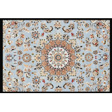 Walton Oriental Area Rug in Light Blue/Beige/Light Brown