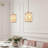 1 - Light Gold Single Pendant