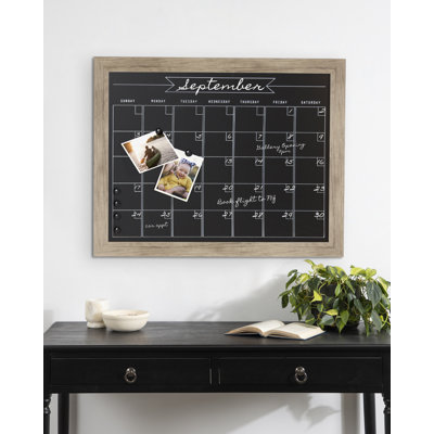 Brucie Magnetic Wood Chalkboard