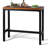 Sumar Pine Unfinished Solid Wood Top Metal Base Dining Table-253929098