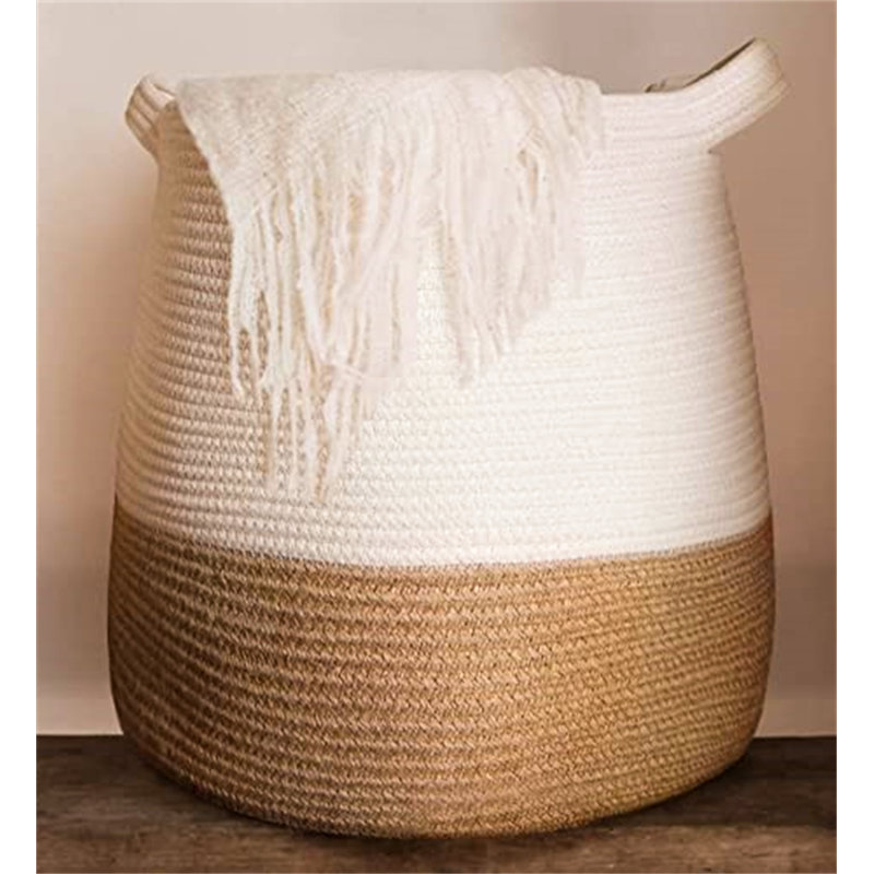 Fabric Laundry Basket with Handles