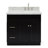 Hamlet 37'' Single Bathroom Vanity with Carrara Marble Top-1236656515