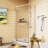 36 In. D X 36 In. W X 72 In.H Corner Frameless Shower Door-114500639