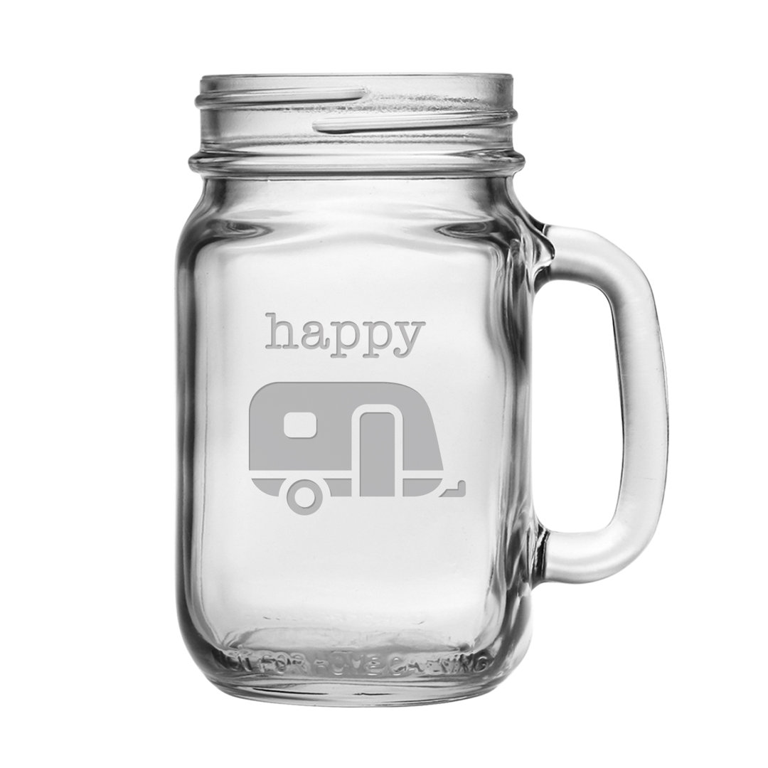 Burnet 16oz. Mason Jar Set (Set of 4) Ebern Designs
