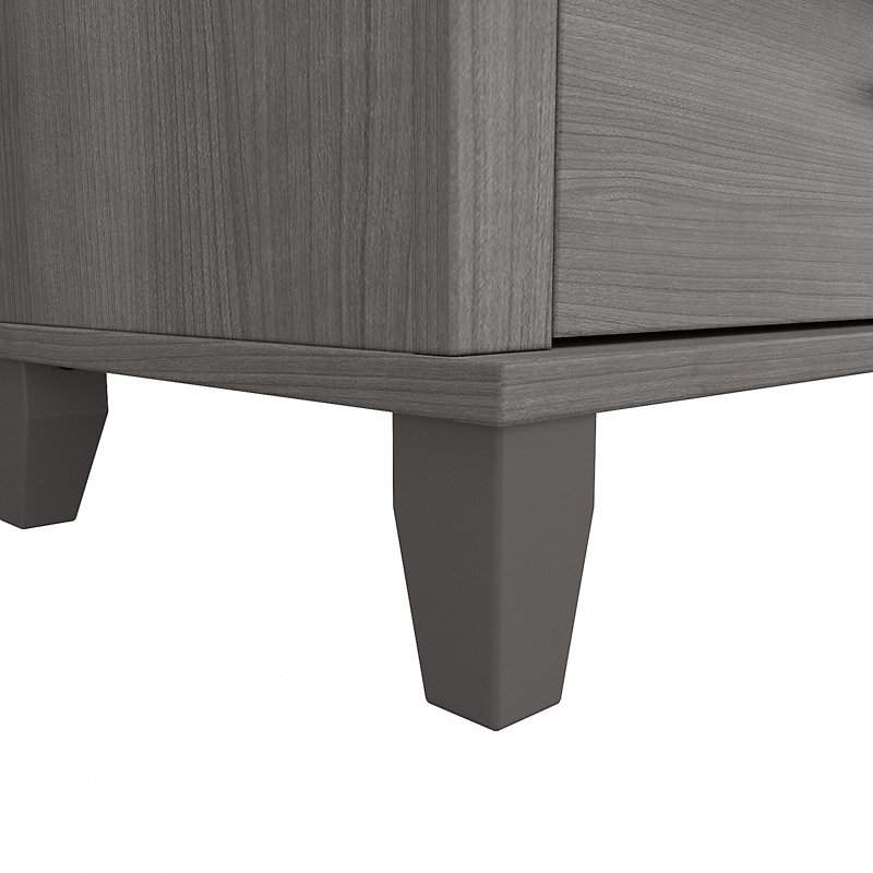 Commode 4 tiroirs Giovanna, Gris platine