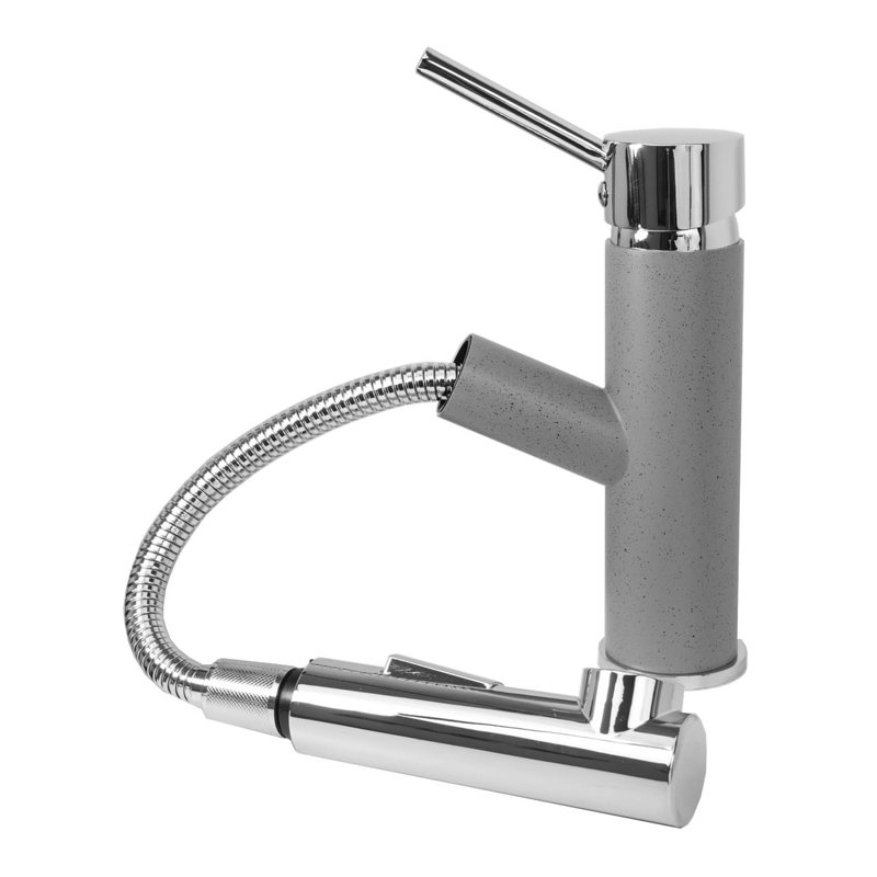 Belfry Kitchen Storksbill Kitchen Faucet, Grey
