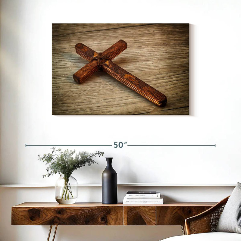 Adella Old Rugged Cross, 24" H x 36" W