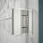 Unidoor 23" W x 72" H Hinged Frameless Shower Door-12334174-14454178