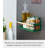 Yamazaki Home Tosca Magnetic Spice Storage Rack Organizer For Fridge - Steel + Wood-1934391845