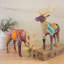 2 Piece Kantha Covered Reindeer Set