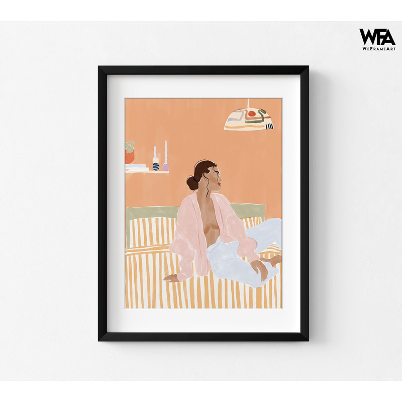 «Just Let Me Chill» par Sophie Bek, décor de chambre à coucher, ambiance décontractée, H 32 po x l 24 po