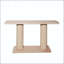 Console moderne en bois minimaliste avec piédestal à colonne