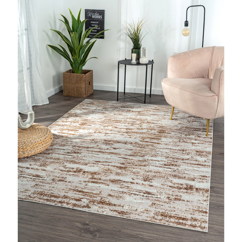 Tapis tissé à la peau Milano Collection Milano, Rectangle 4pi x 6 pi
