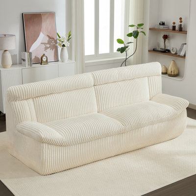 Boneless 36''W No Assembly Required Mid Century Sofa And Loveseat Cushison Couch Chair