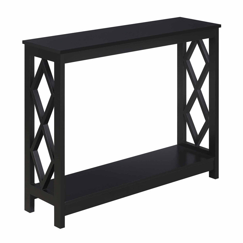 Console Dimson, Noir, H 6,25 po x l 43,75 po x P 14,5 po