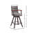 Delver Swivel Bar/Counter Stool with Arms-1778127796