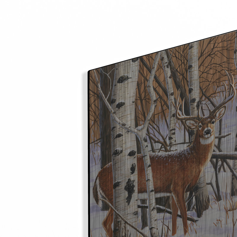 «On The Lookout» par William Vanderdasson, H 16 po x l 12 po