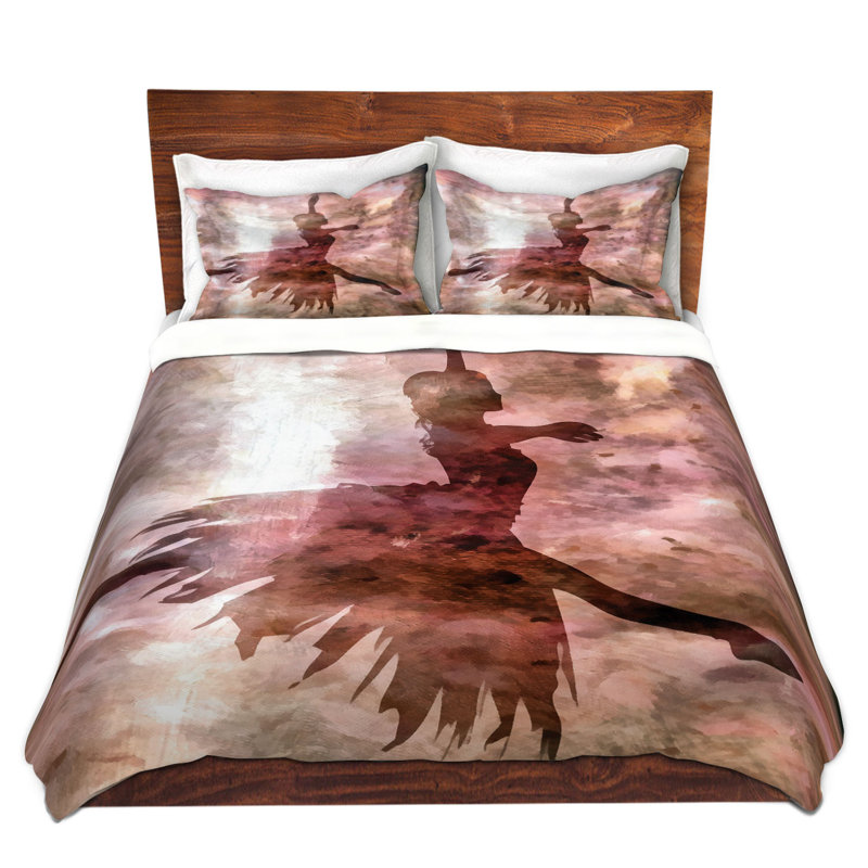 Duvet Cover, 1 Twin Duvet Cover + 1 Standard Sham, Brown