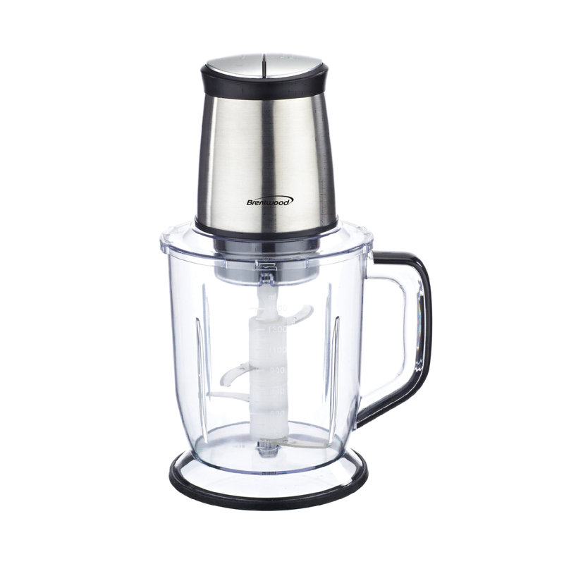 Brentwood 6.5 Cup Stainless Steel Food Processor