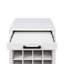 Armoire modulaire en noyer brun pouvant contenir 28 bouteilles de vin - rangement contemporain et pratique dans 28 buffets-121048033
