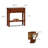 Wilfredo Wave Solid + Manufactured Wood Console Table-1406210545