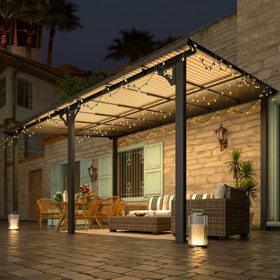 Aluminum Pergola with Canopy
