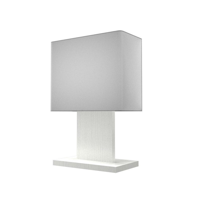 Clean Desk Lamp, Organic White, White