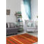 Tapis rouge / vert / jaune en laine fabriqué à la main Kilim