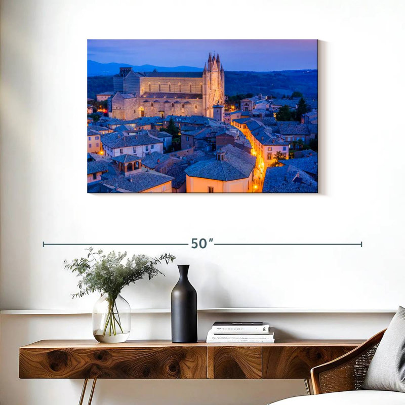 Orvieto Blue Hour, H 24 po x l 36 po