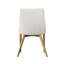 Chaise d'appoint Linden - ivoire avec pieds naturels-130615984