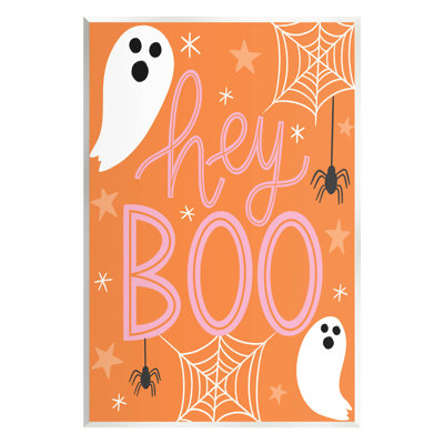 Hey Boo, orange, Halloween, at-309